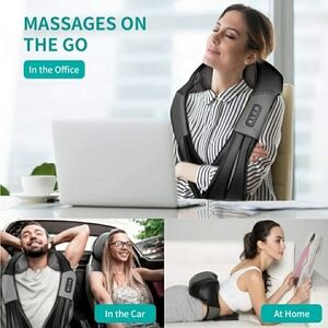 Black Shiatsu Neck and Shoulder Massager, New In Box